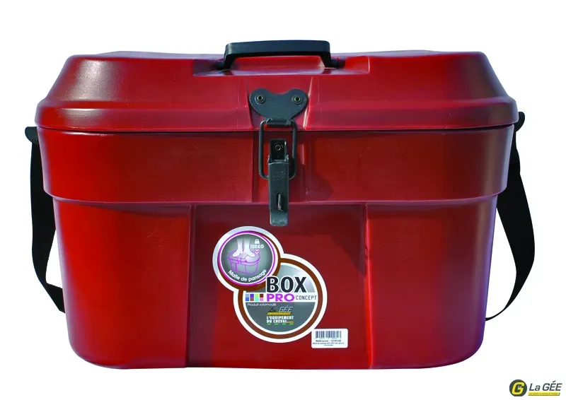 Malle de pansage Box Pro XXL Grenat Prix Rduit