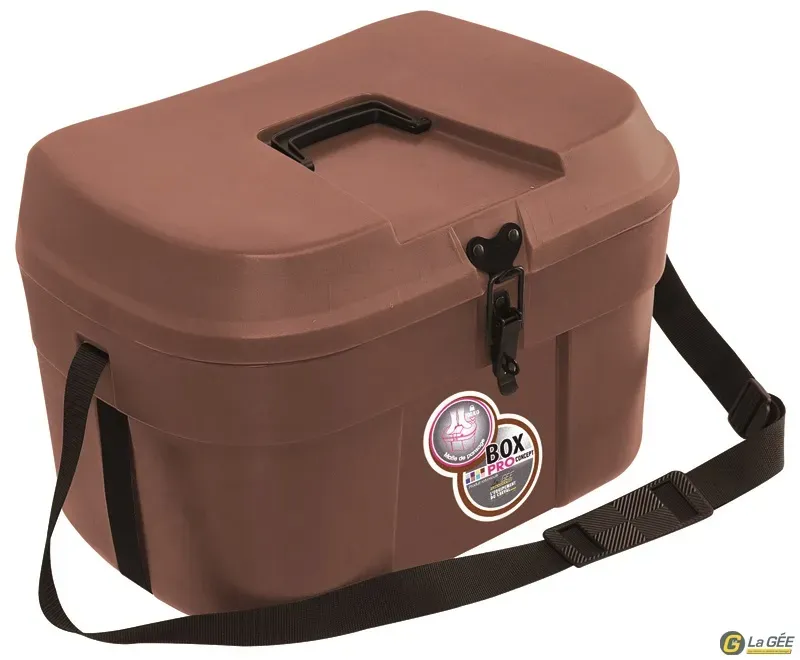 Expdition Rapide Malle de pansage Box Pro XL Chocolat fonc