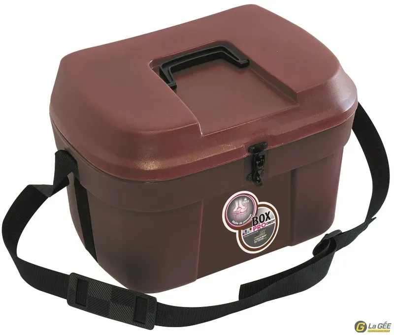 Malle de pansage Box Pro XL Grenat Retour Gratuit