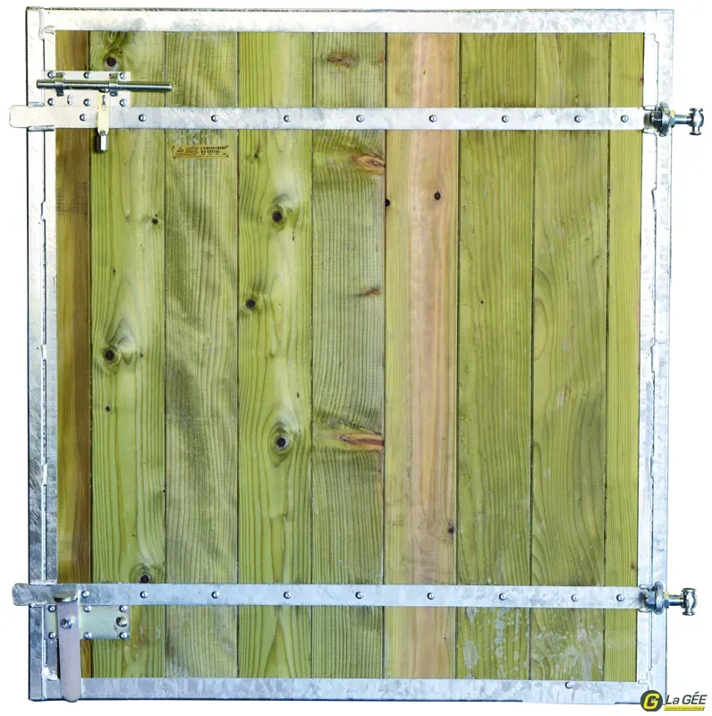 Battant bas pour porte de box STANDARD Tirant droit pin Vente Flash