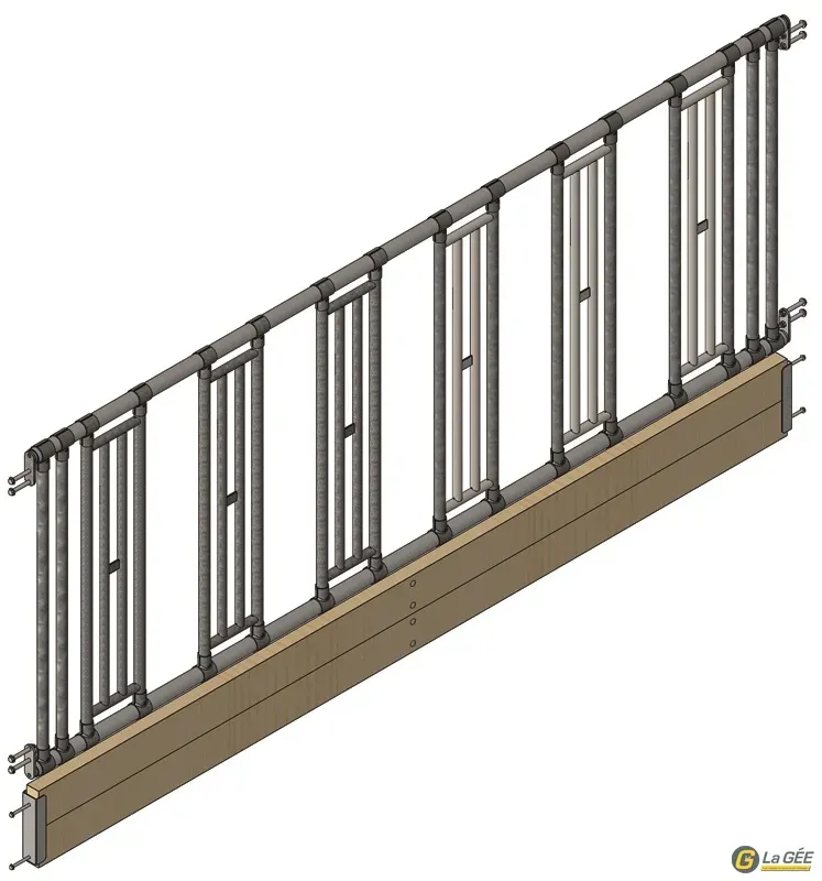 Kit sparation affouragement pour extension abri SP 4,18m Marque