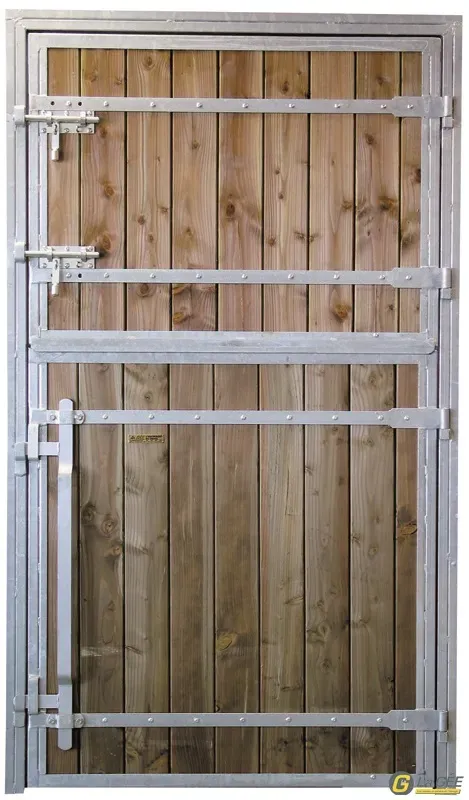 Porte de box complte PRO Tirant droit douglas Must-Have