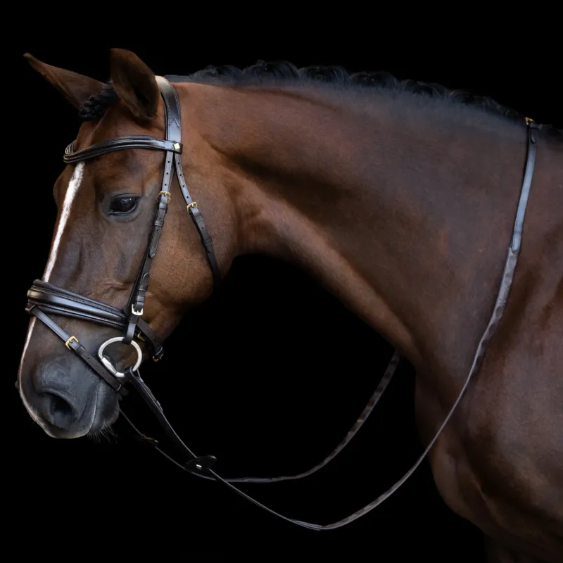 Rnes Imperial Riding en caoutchouc avec repre de pouce - Marron fonc Must-Have