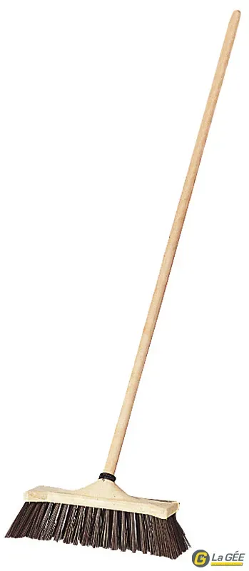 Promotion Saisonnire Balai d'curie synthtique 35 cm avec manche