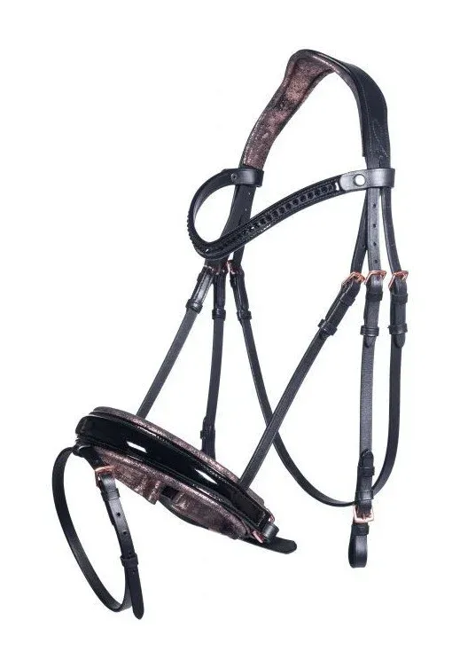 Prix Choc Bridon Sofia HKM - Cheval - Noir / or rose