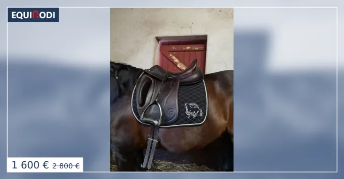 1000 Selle dressage 17,5 marque SCB localite 64/40 Rduction