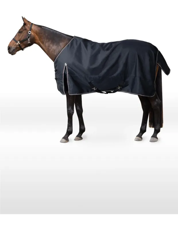 Dernire Chance Couverture d'extrieur Glasgow avec doublure polaire et lments rflchissants Horze 600D - 165 cm - Myrtille