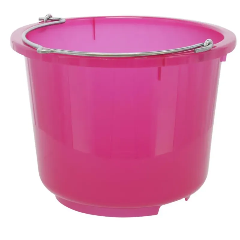 Seau d&rsquo;curie 12L rose Petit Prix