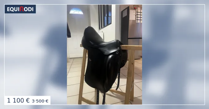 Selle dressage quipe 16,5 pouces Satisfait Ou Rembours