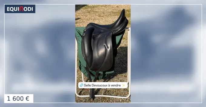 Prix Choc Selle de dressage Devoucoux Mendia 18