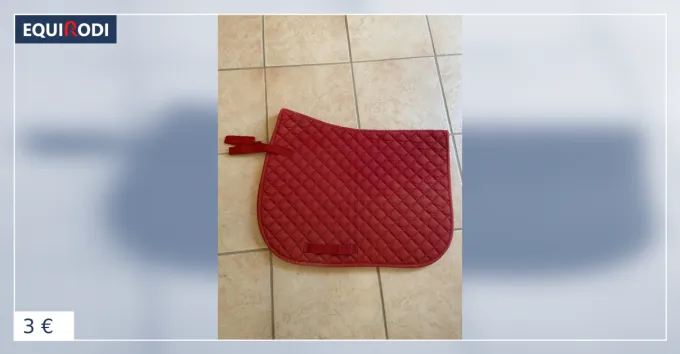 Tapis Fouganza rouge Paiement Scuris
