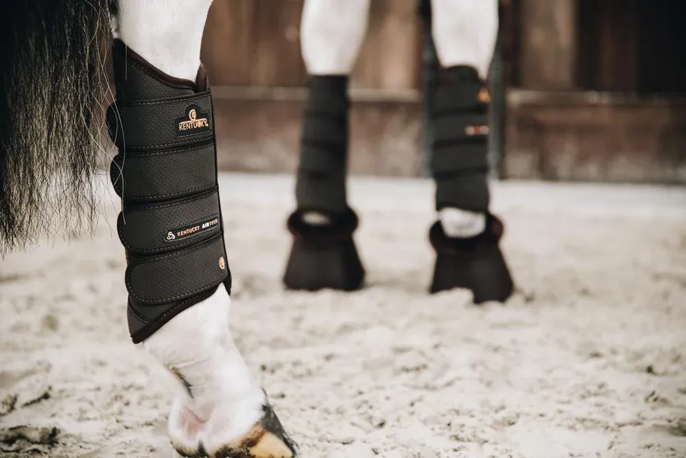 Solde Gutre Air Tech Eventing postrieures Kentucky - Cheval - Marron