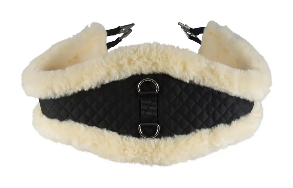 Prix Rduit Sangle mixte mouton Harleigh Horze - 140 cm - Blanc cass