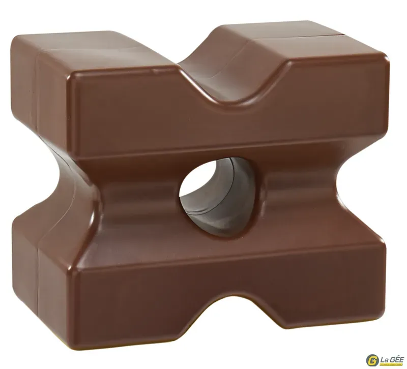 Cube d'obstacle 56 x 36 x 45 cm Chocolat Promotion