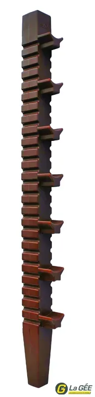 Livraison Gratuite Chandelle 1,70 m EASYPRO-JUMP (sans embase) Chocolat