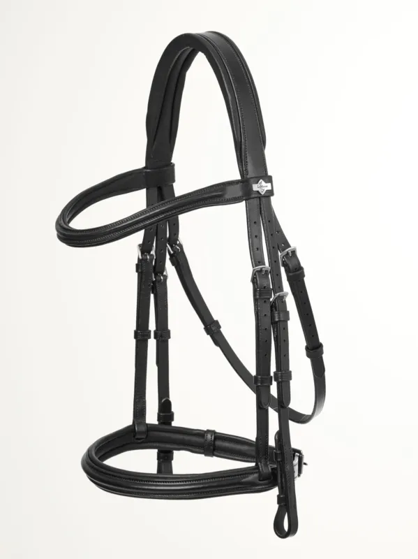 Offre Exclusive Bridon LeMieux Arika Cavesson - Poney - Noir / argent