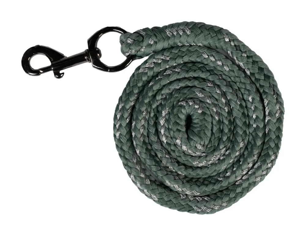 Livraison Express Longe Mia avec mousqueton HKM - 140 cm - Sauge