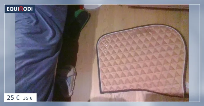 Quantit Limite TAPIS DE SELLE ROSE GOLD AVEC DES STRASS