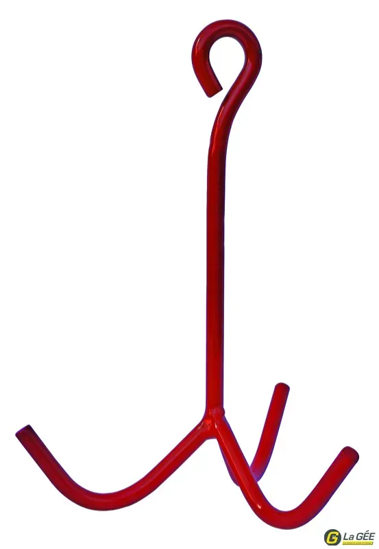 Ancre de prsentation Trident rouge Grenat Populaire