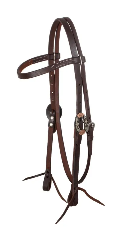 Meilleur Prix Bridon western Lakota avec boucles silver dcoratives - Huil
