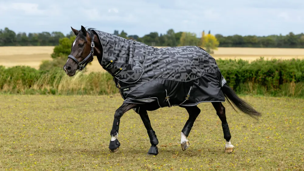 Couverture d'extrieur LeMieux rflechissante 0g Arika 210D - 125 cm - Noir Meilleure Vente