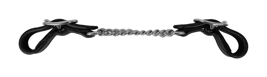 Remise Double Chane d'hackamore New English Dy'on - Cheval - Noir