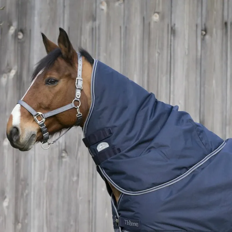 Promotion Saisonnire Couvre-cou Equithme TYREX 600 D 200G - Poney - Marine / gris