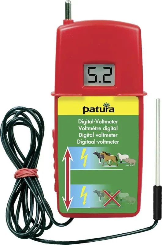 Paiement Scuris Voltmtre numrique avec simulation du contact d'un animal