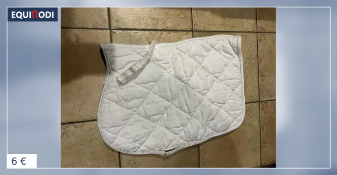 Tapis de selle blanc Offre Du Jour