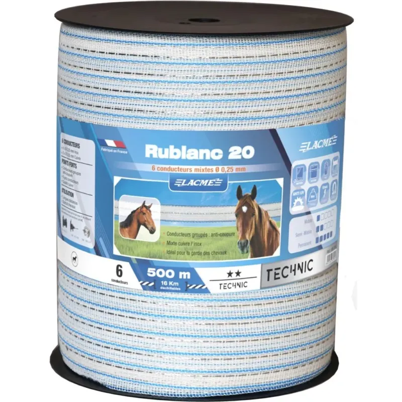 Rublanc 20mm/500m Offre Spciale