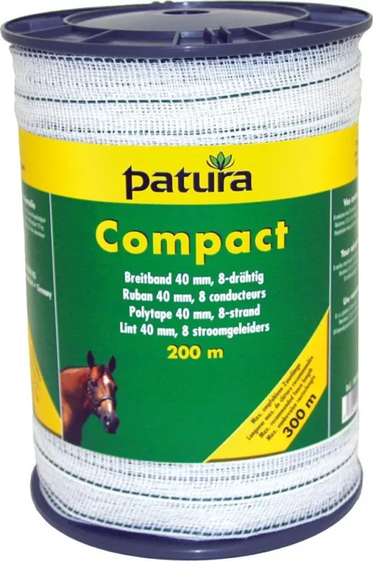 Retour Gratuit Ruban COMPACT 40 mm blanc/vert 200m