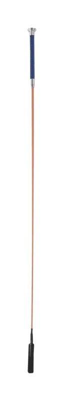 Cravache de dressage HV Polo Luxury - 100 cm - Marine Bon Plan