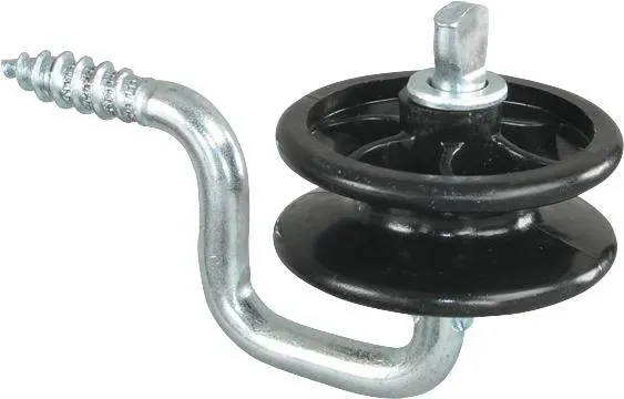 Paiement Scuris Isolateur poulie d'angle pour piquets en bois (x6)