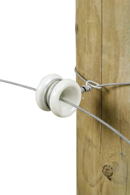 Top Vente Isolateur poulie d'angle porcelaine pour fortes tensions(x3)