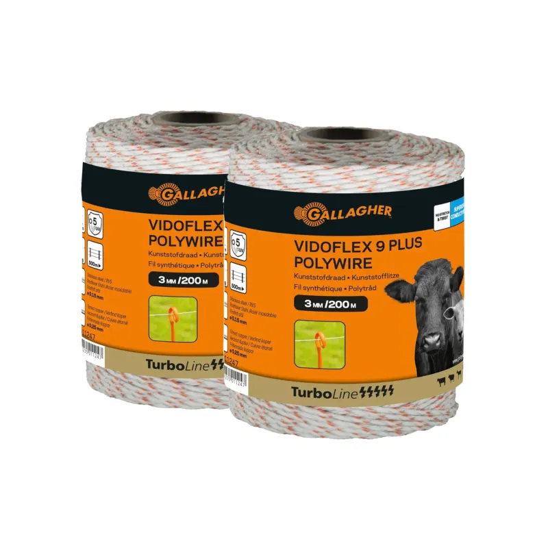 Fil synthtique Paquet DUO Vidoflex 9 Turbo 2x200 m Commander Maintenant