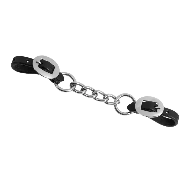Chanette de muserolle western Lakota nickel - Noir Prix Promo