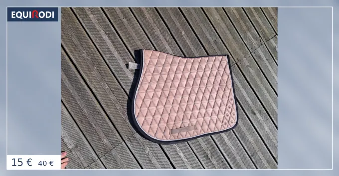 Livraison Express Tapis de selle Decathlon rose