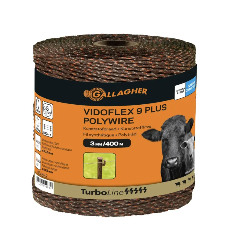 Produit De Marque Cordon Vidoflex 9 TurboLine Plus terra 400 m