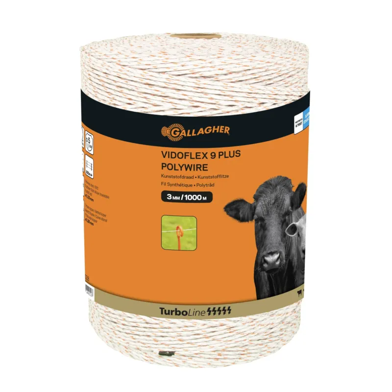 Soldes Cordon plastique blanc Vidoflex 9 TurboLine Plus 1 000 m