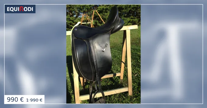 Prix Rduit Selle de dressage cuir 17,5 pouces euroriding