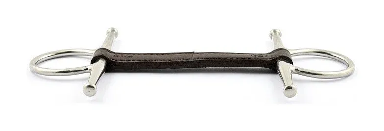 Meilleur Choix Mors Jump'In en cuir aiguilles droit - 125 mm