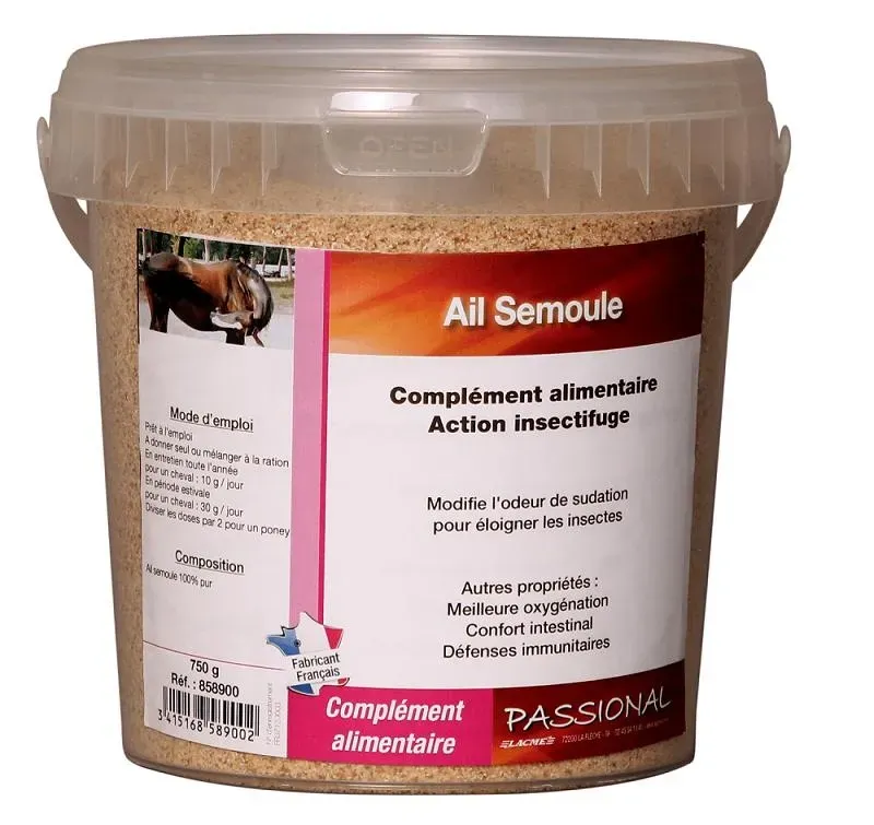 Insectifuge, ail semoule 100% pur 750g PASSIONAL Promotion