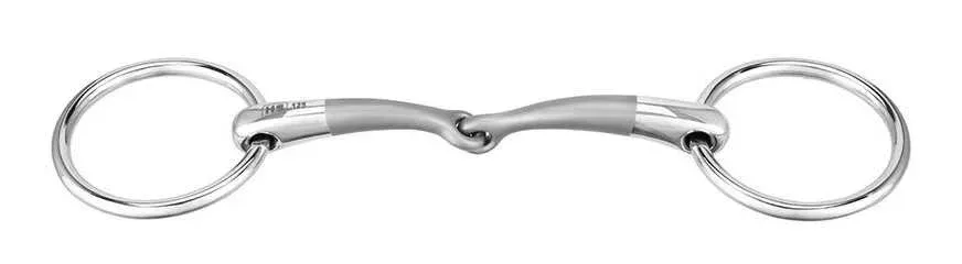 Mors de bride 2 anneaux Sprenger Satinox - 125 mm Haute Qualit