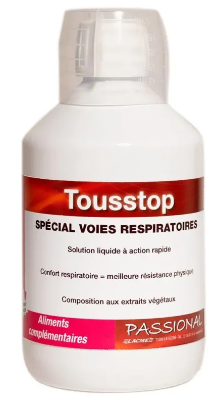 Top Vente TOUSSTOP Solution apaisante pour voies respiratoires 500ml