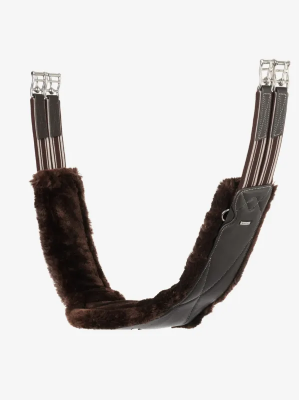 Sangle longue profile LeMieux Arika Simuwool - 100 cm - Marron Nouvelle Collection