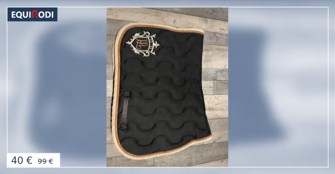 Tapis Pnlope noir et camel taille cob Prix Bas