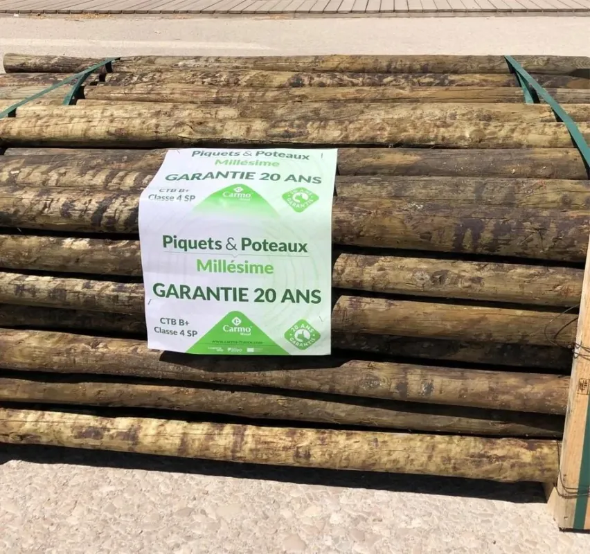 Soldes Piquet pin maritime 2m 7,5/10 classe 4SP+