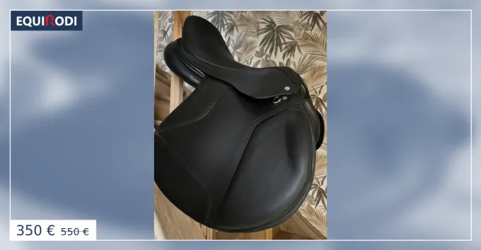 Retour Gratuit Selle 17,5 carpelan cuir noir 500