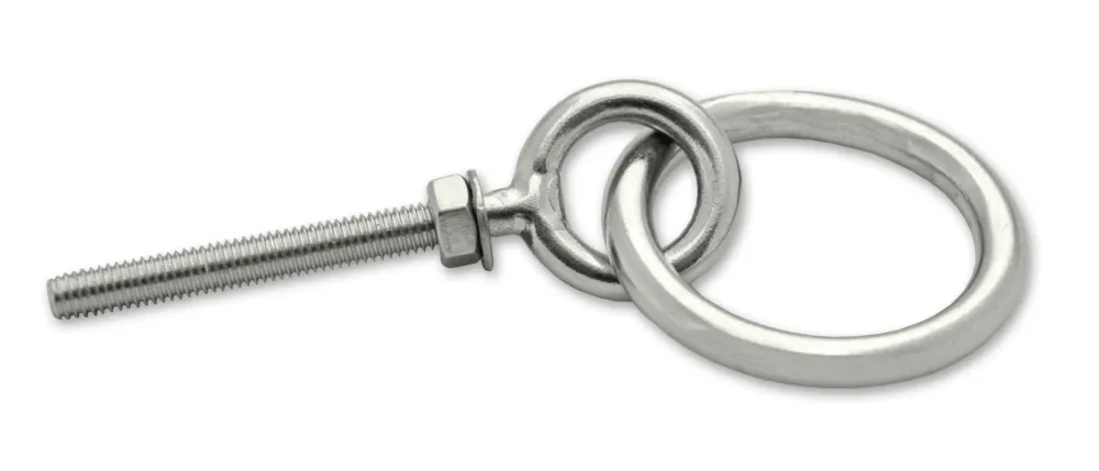 Bon Plan Anneau d'curie crou acier zingu L.40mm (x2)