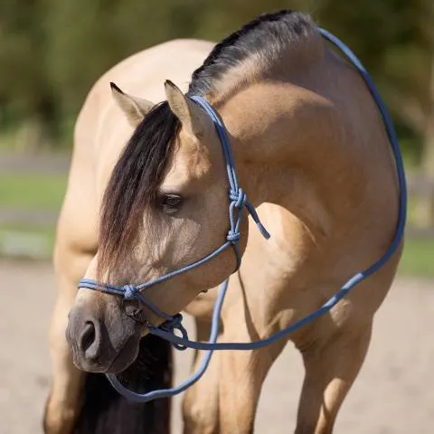 Super Prix Licol en corde free ride - imperial riding - ethologique - Bleu - Full